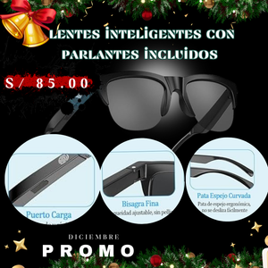 LENTES INTELIGENTES ,CON PARLANTES INCLUIDOS -ENVIO GRATIS A TODO EL PERU