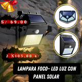 LAMPARA SOLAR CON SENSOR DE MOVIMIENTO -ENVIO GRATIS A TODO EL PERU