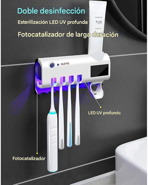 Esterilizador Inteligente de cepillos de Dientes, esterilización UV-hacemos Envíos a El Peru