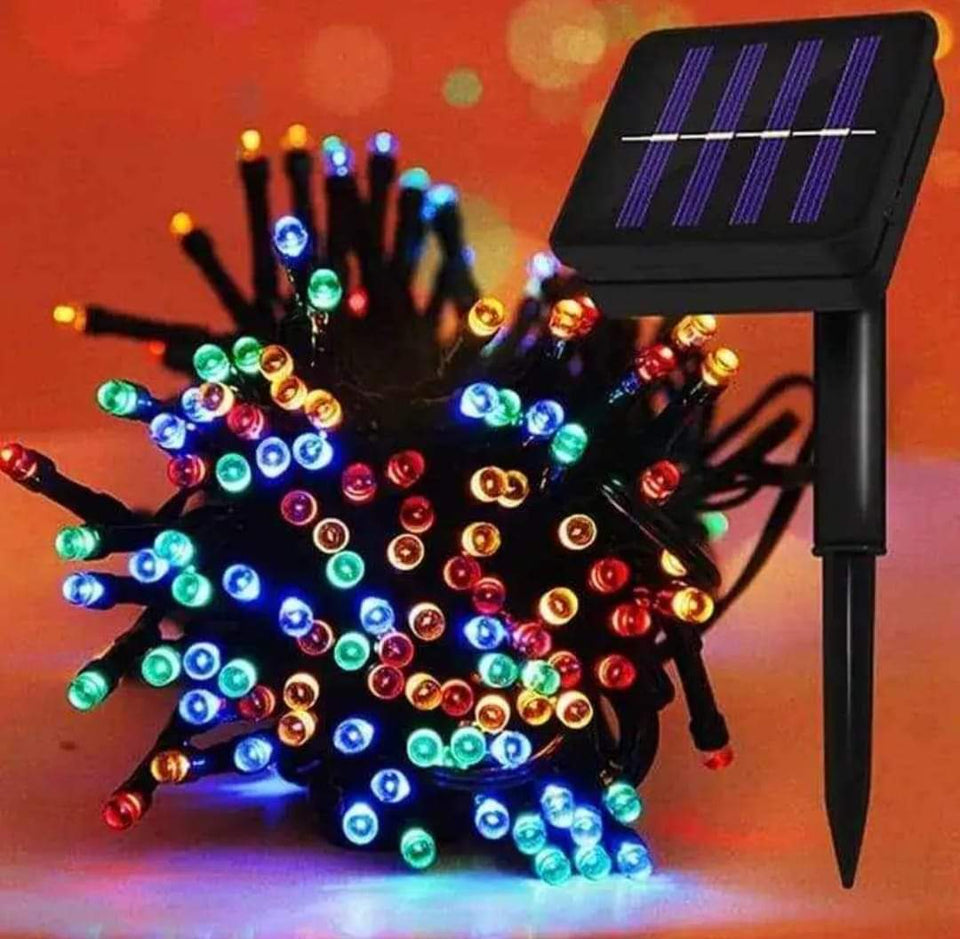 🎄🧑🏻‍🎄COMBO NAVIDEÑO -PAPA NOEL SUBE BAJA + LUCES LED CON PANEL SOLAR 🎄🧑🏻‍🎄