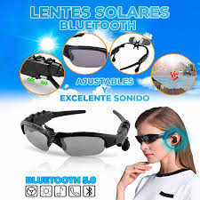 LENTES DE SOL  Y  AUDIFONOS BLUETOOTH INCORPORADOS